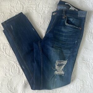 Zara Distressed Slim Fit Jeans 4